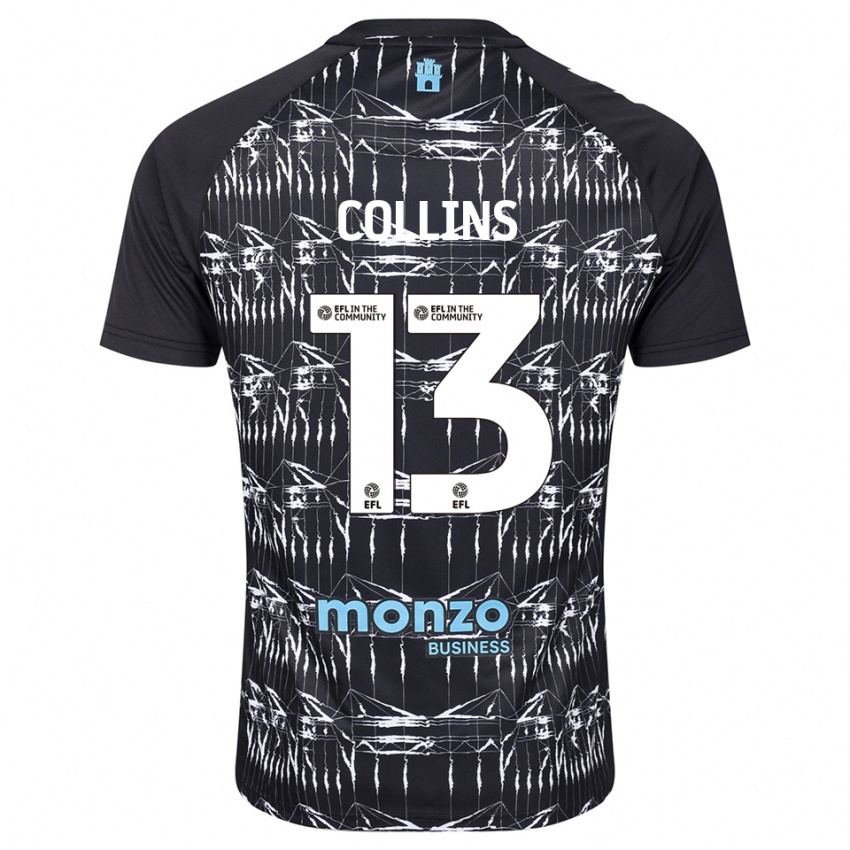 גברים בן ווילסון #13 כחול שחור חולצת שוער 2025/26 חולצה קצרה