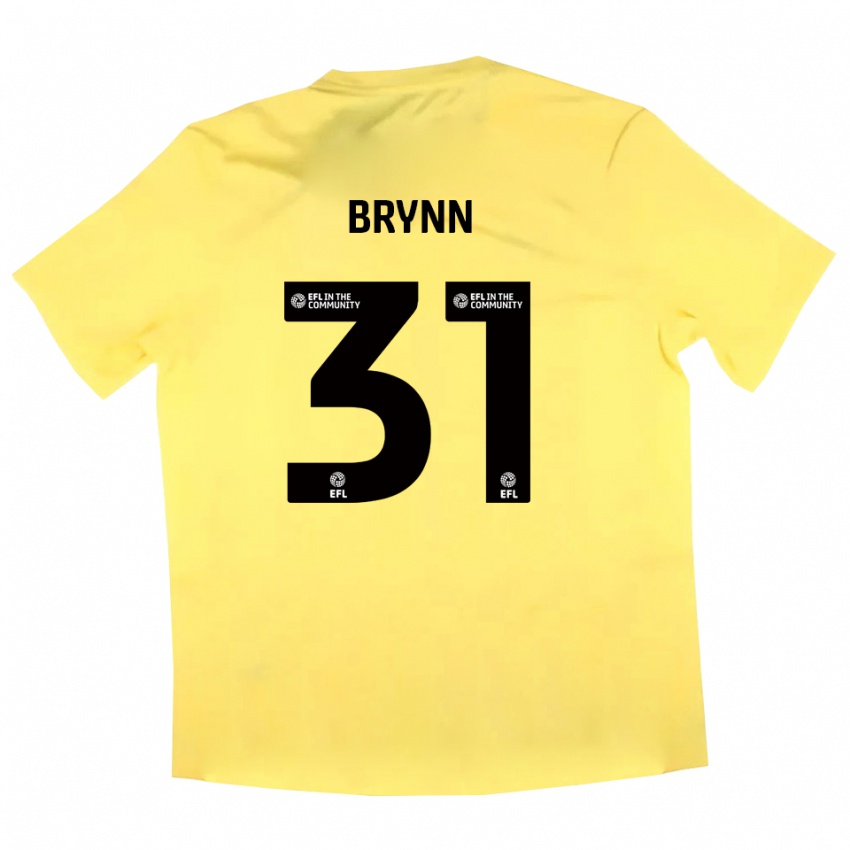 גברים סול ברין #31 שחור צהוב חולצת שוער 2025/26 חולצה קצרה