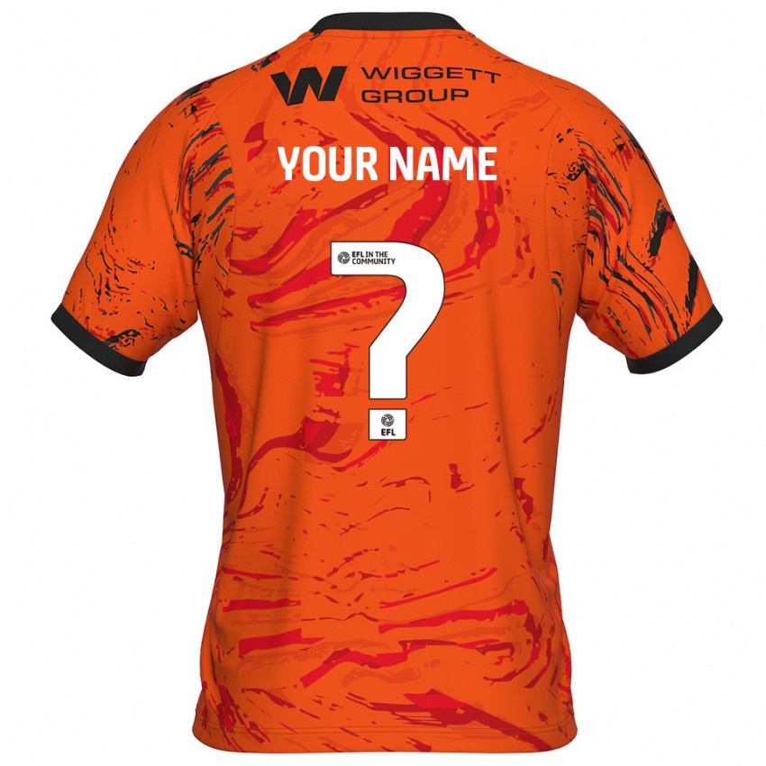 גברים מילוול כתום שחור חולצת שוער 2025/26 חולצה קצרה