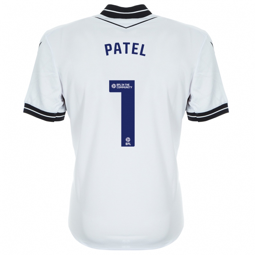 גברים אג׳יי פאטל #1 כחול מלכותי לבן חולצת שוער 2025/26 חולצה קצרה