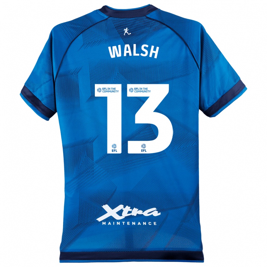 גברים ג'ו וולש #13 כחול לבן חולצת שוער 2025/26 חולצה קצרה