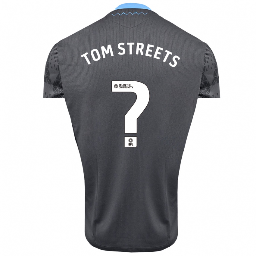 גברים Tom Streets #0 אפור לבן חולצת שוער 2025/26 חולצה קצרה