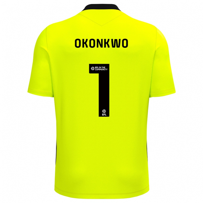 גברים ארתור אוקונקוו #1 ירוק יער חולצת שוער 2025/26 חולצה קצרה