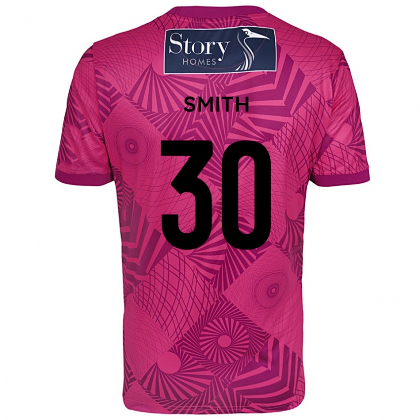 גברים ג'וד סמית' #30 סגול מגנטה חולצת שוער 2025/26 חולצה קצרה