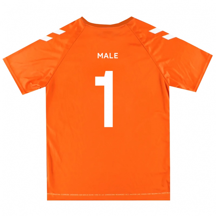 גברים הריסון דארן מייל #1 לבן כתום חולצת שוער 2025/26 חולצה קצרה