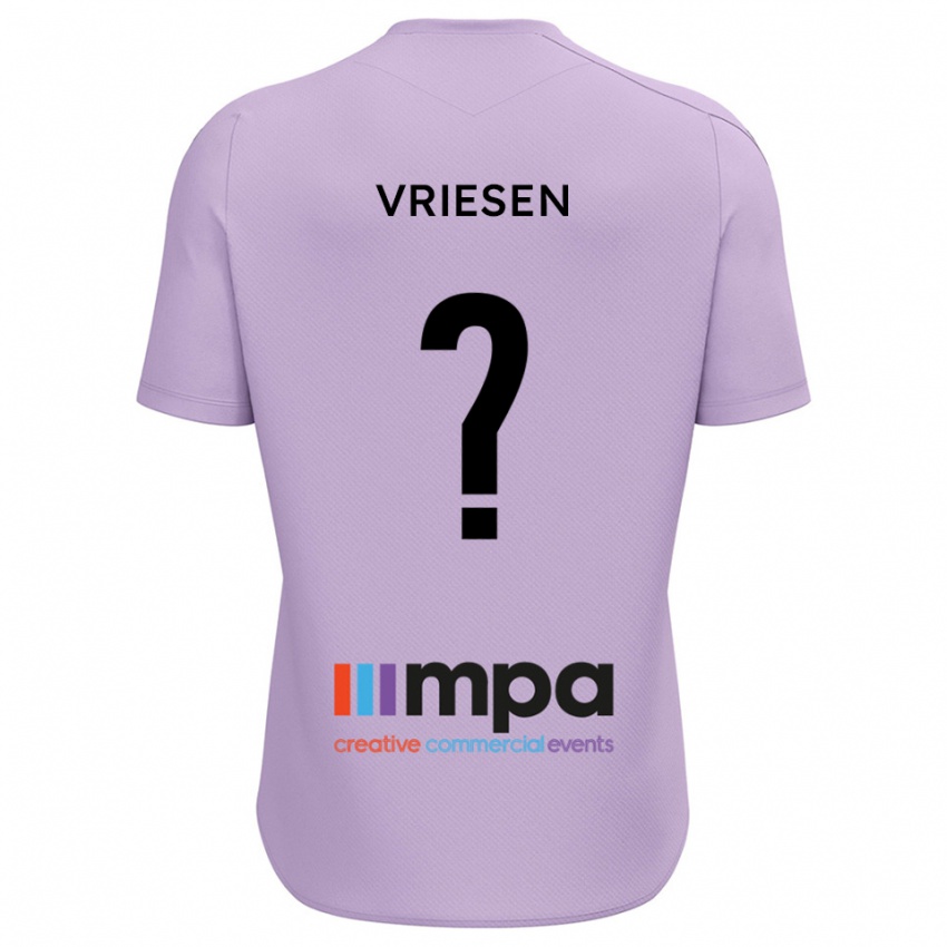 גברים פביאן וריזן #0 סגול שחור חולצת שוער 2025/26 חולצה קצרה