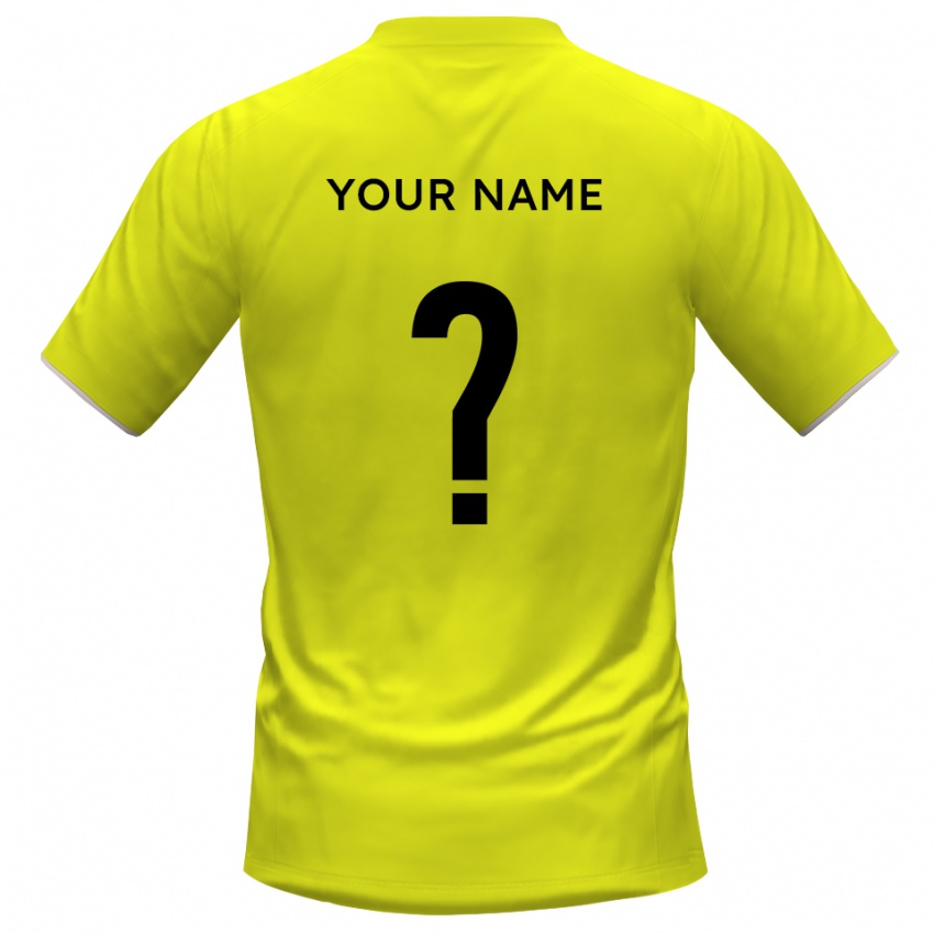 גברים סקאנת'ורפ יונייטד שחור צהוב חולצת שוער 2025/26 חולצה קצרה