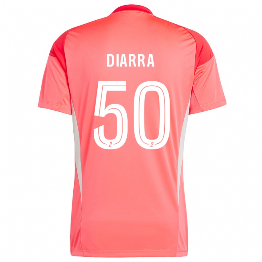 גברים לאסין דיארה #50 כתום בהיר חולצת שוער 2025/26 חולצה קצרה