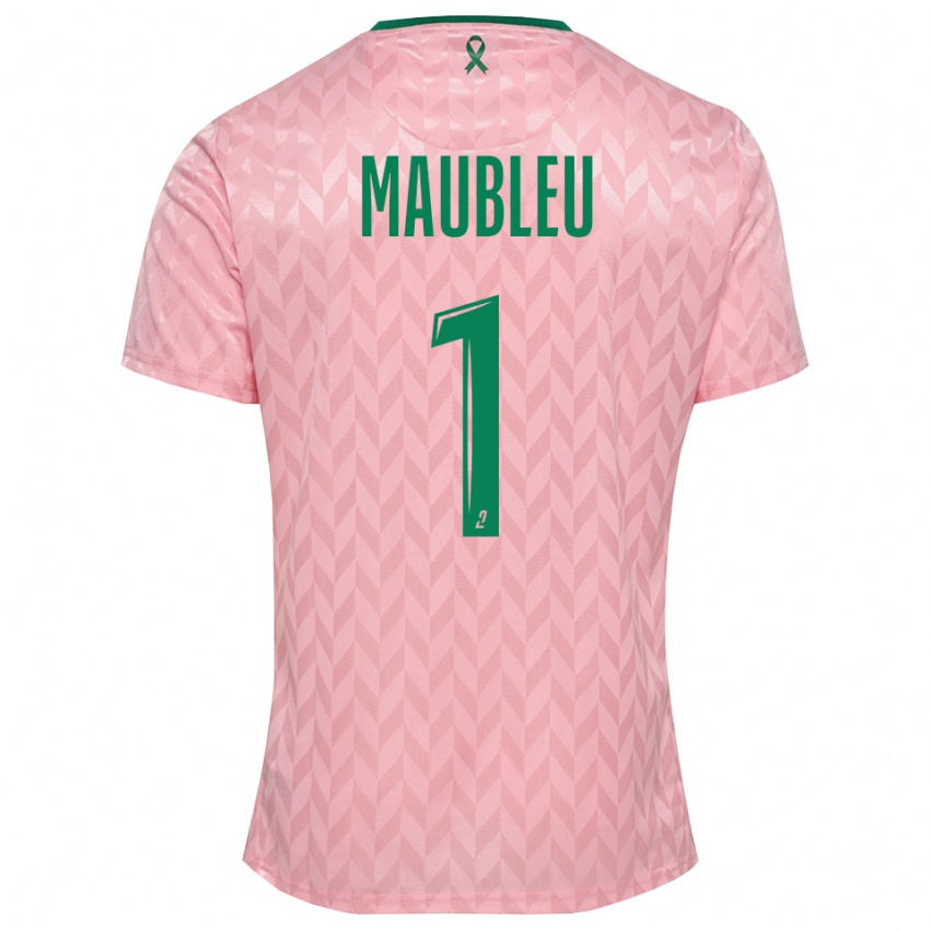 גברים ברייס מובלו #1 ירוק ורוד חולצת שוער 2025/26 חולצה קצרה