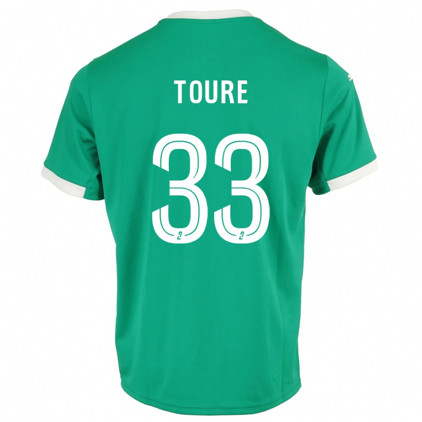 גברים אלמאמי טורה #33 לבן ירוק חולצת שוער 2025/26 חולצה קצרה