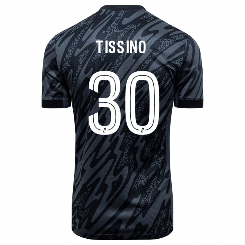 גברים Julie Tissino #30 שחור אפור חולצת שוער 2025/26 חולצה קצרה