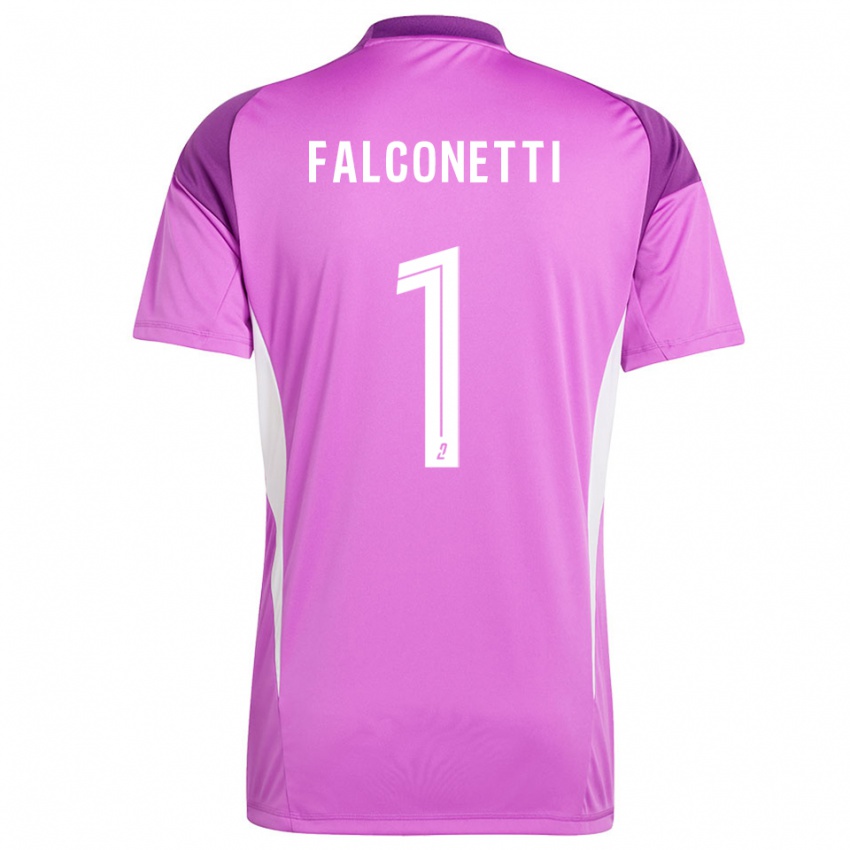 גברים Thomas Falconetti #1 לבנדר חולצת שוער 2025/26 חולצה קצרה