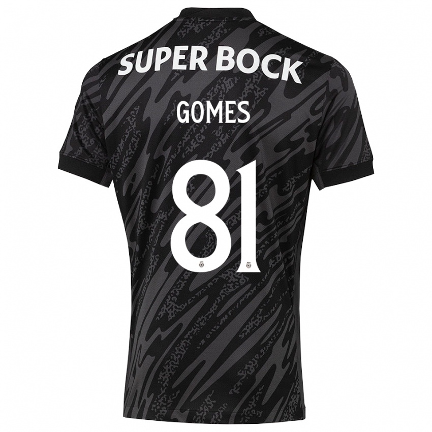 גברים סלבדור גומס #81 אפור שחור לבן חולצת שוער 2025/26 חולצה קצרה