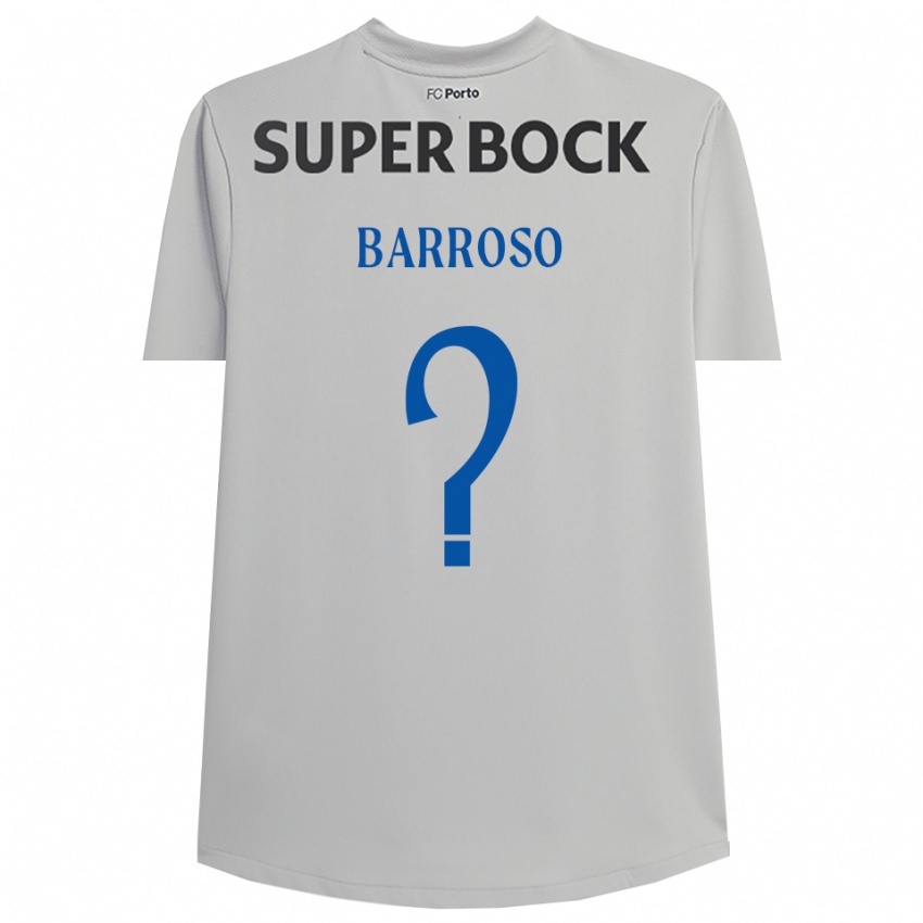 גברים Francisco Barroso #0 אפור בהיר שחור חולצת שוער 2025/26 חולצה קצרה