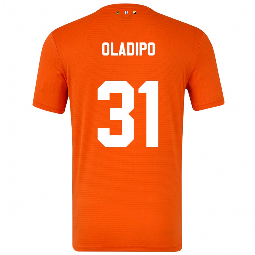 גברים לאולו אולדיפו #31 כתום שחור חולצת שוער 2025/26 חולצה קצרה