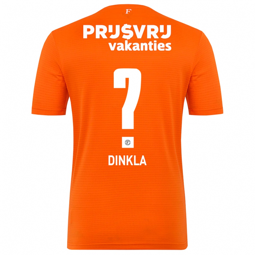 גברים קלייר דינקלה #0 כתום שחור חולצת שוער 2025/26 חולצה קצרה