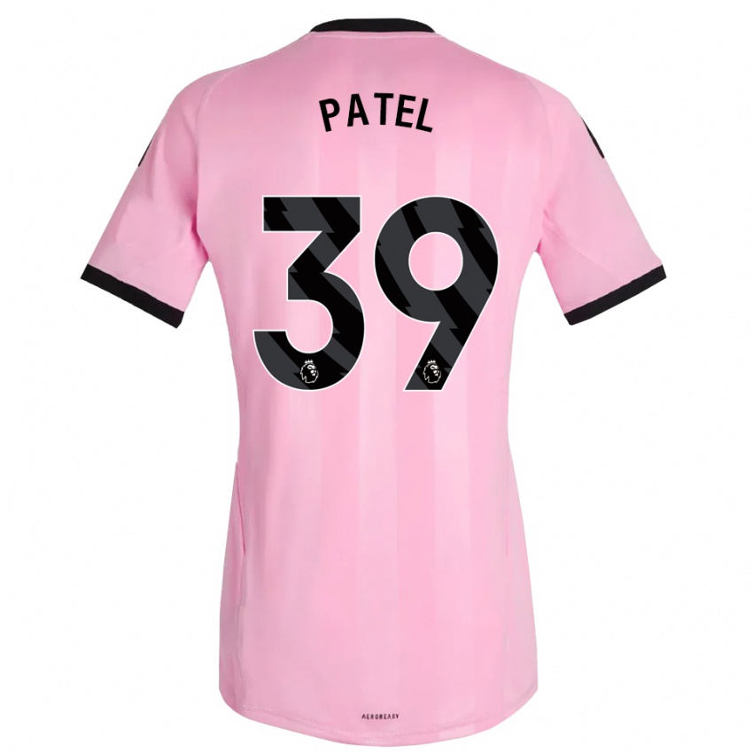 גברים סאפיה מידלטון-פאטל #39 ורוד שחור חולצת שוער 2025/26 חולצה קצרה