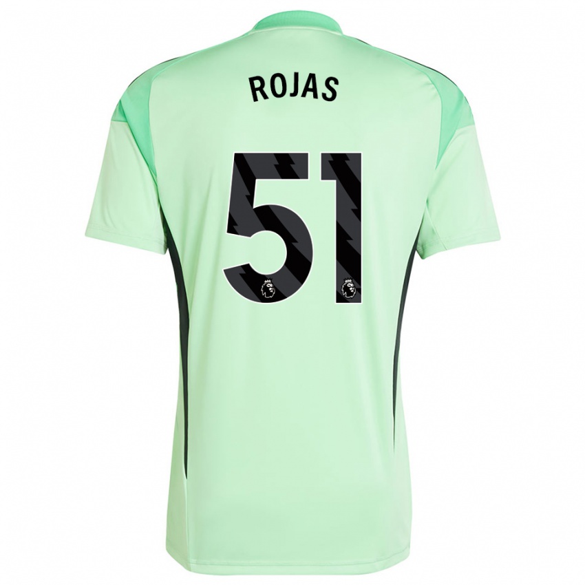 גברים אלכסיי רוחאס #51 ירוק בהיר שחור חולצת שוער 2025/26 חולצה קצרה