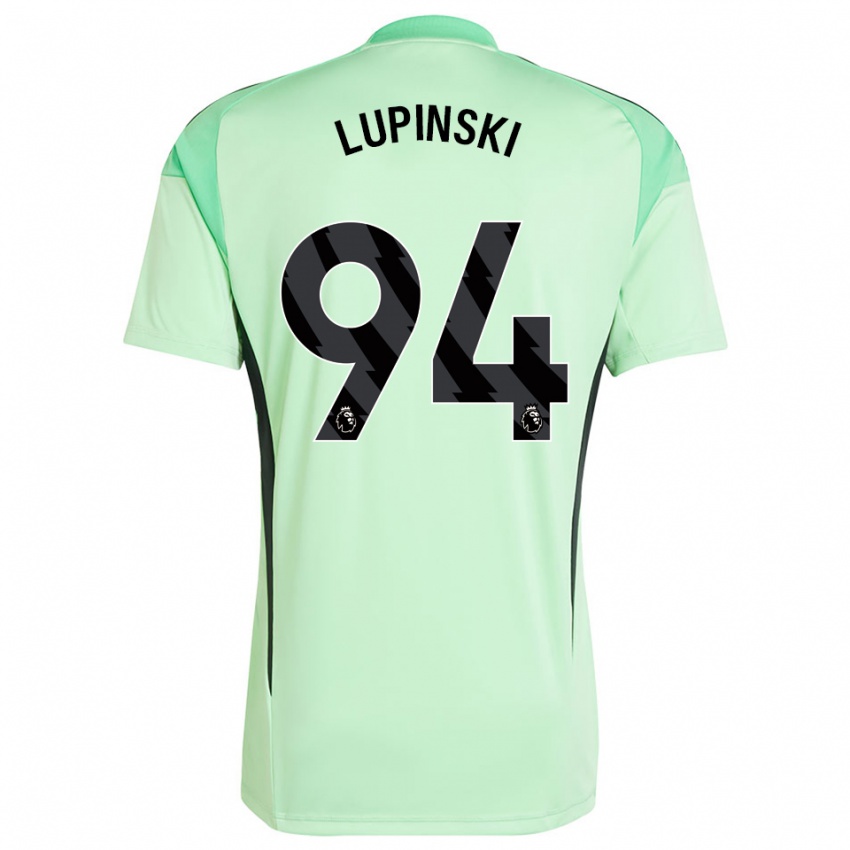 גברים Remi Lupinski #94 ירוק בהיר שחור חולצת שוער 2025/26 חולצה קצרה