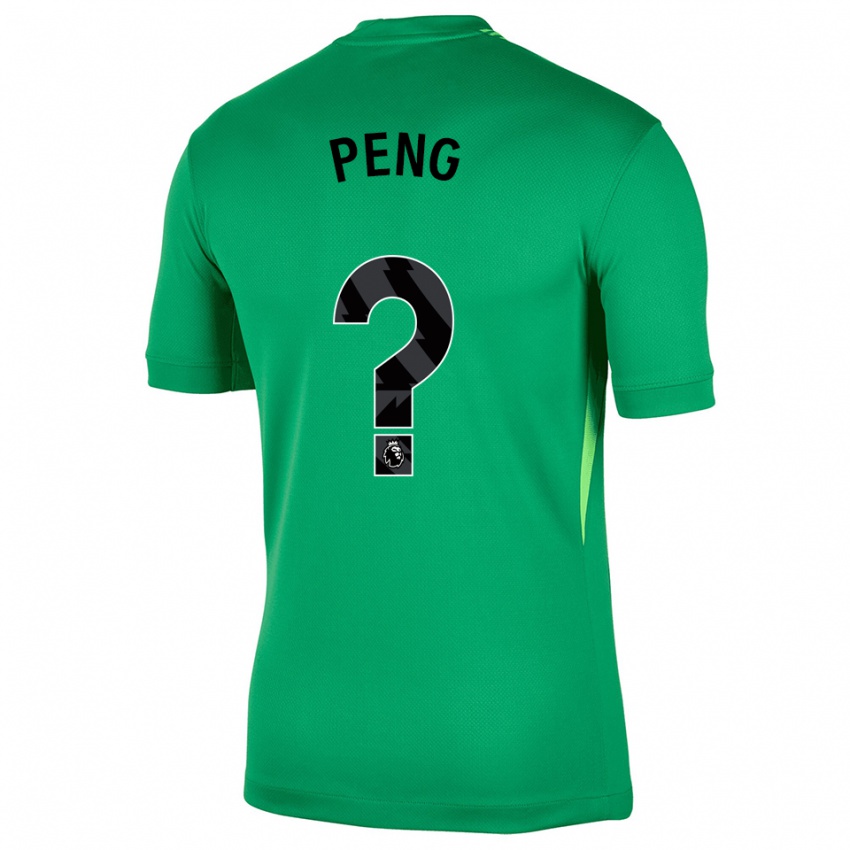 גברים ליביה פנג #0 ירוק שחור חולצת שוער 2025/26 חולצה קצרה