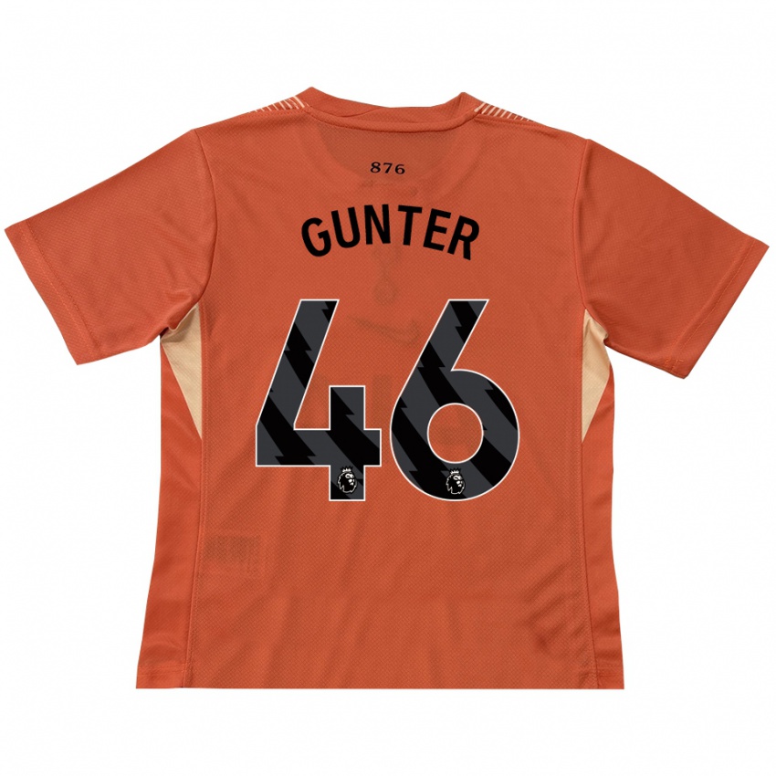 גברים לוקה גונטר #46 כתום שחור חולצת שוער 2025/26 חולצה קצרה