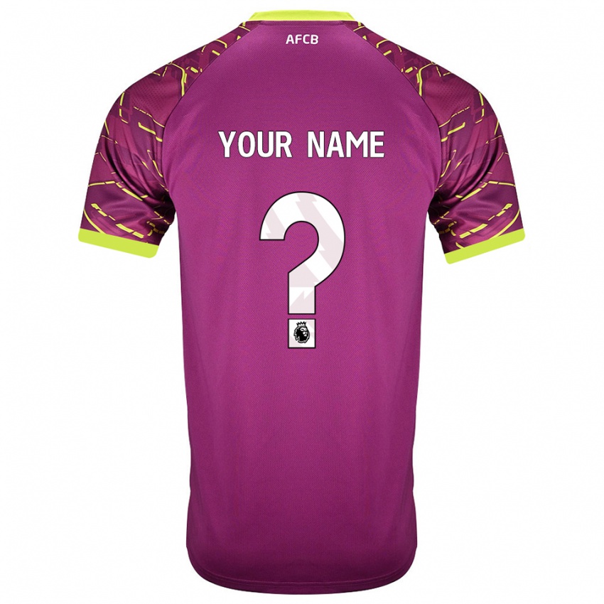 גברים בורנמות' מג'נטה כהה חולצת שוער 2025/26 חולצה קצרה