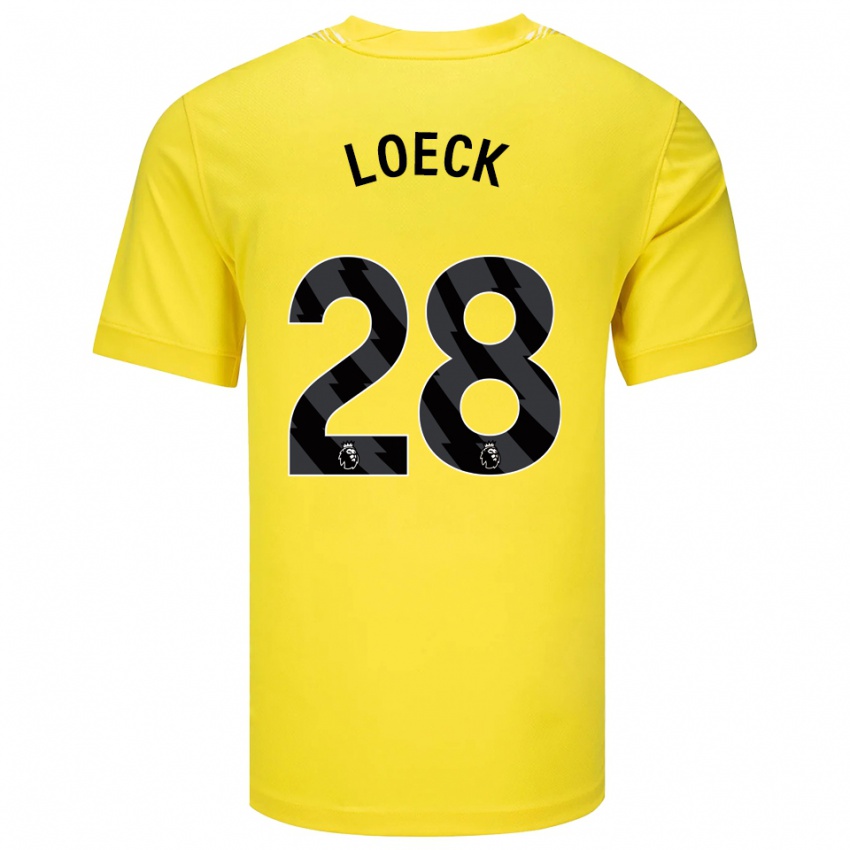 גברים מלינה ל #28 צהוב שחור חולצת שוער 2025/26 חולצה קצרה