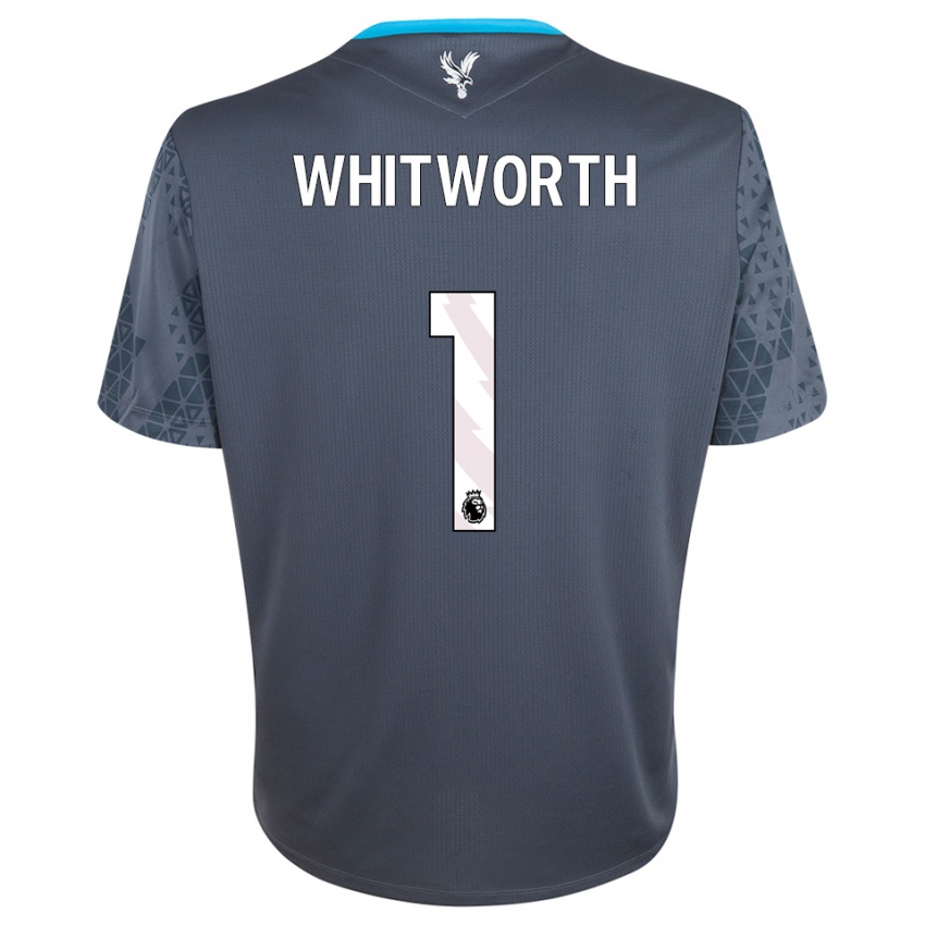 גברים הארי ויטוורת׳ #1 אפור כהה לבן חולצת שוער 2025/26 חולצה קצרה