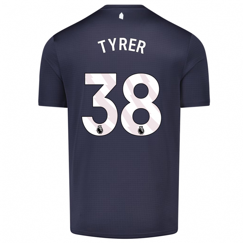 גברים הארי אלפרד טירר #38 שחור לבן חולצת שוער 2025/26 חולצה קצרה