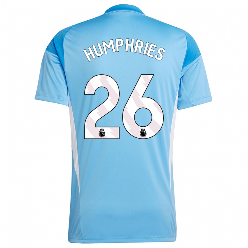 גברים Marni Humphries #26 כחול לבן חולצת שוער 2025/26 חולצה קצרה