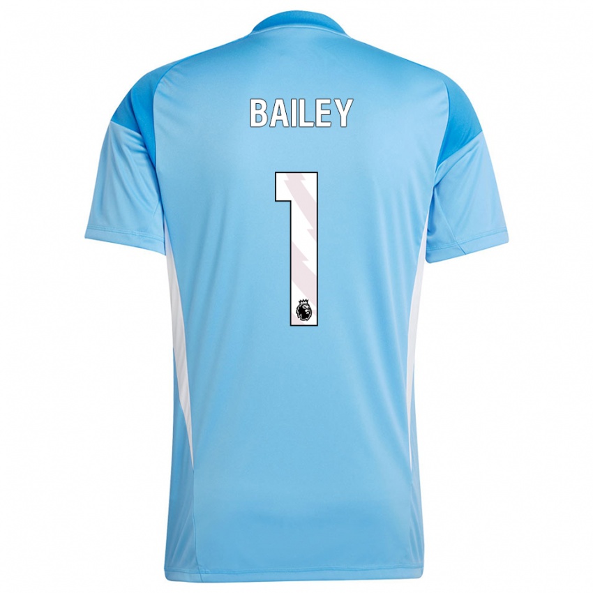 גברים Joe Bailey #1 כחול לבן חולצת שוער 2025/26 חולצה קצרה