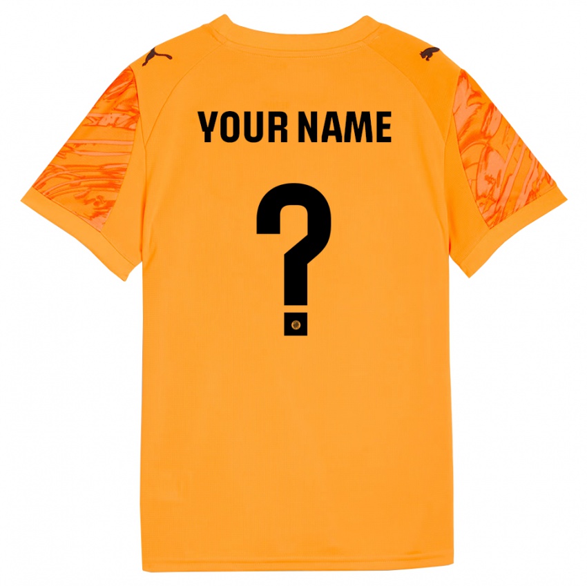 גברים ג'ירונה כתום שחור חולצת שוער 2025/26 חולצה קצרה