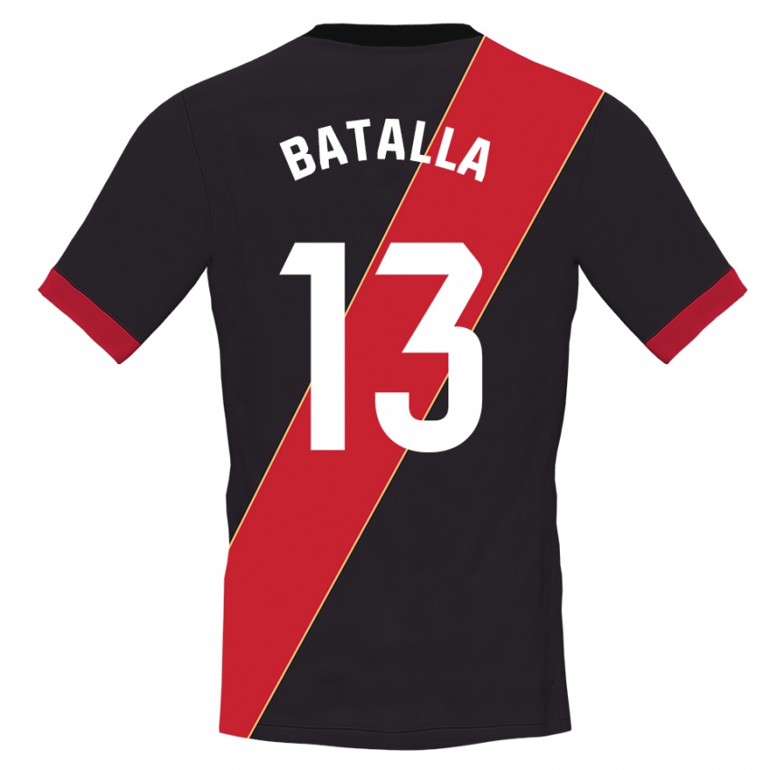 גברים אוגוסטו בטאיה #13 אדום שחור חולצת שוער 2025/26 חולצה קצרה