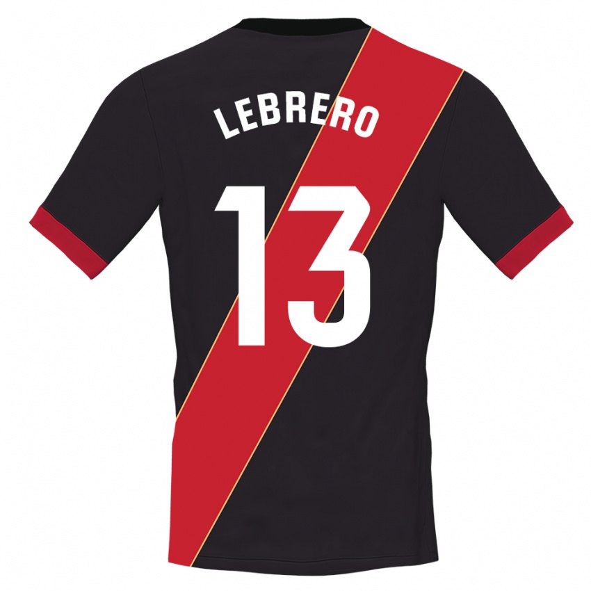 גברים לוסיה לברו רודריגס #13 אדום שחור חולצת שוער 2025/26 חולצה קצרה