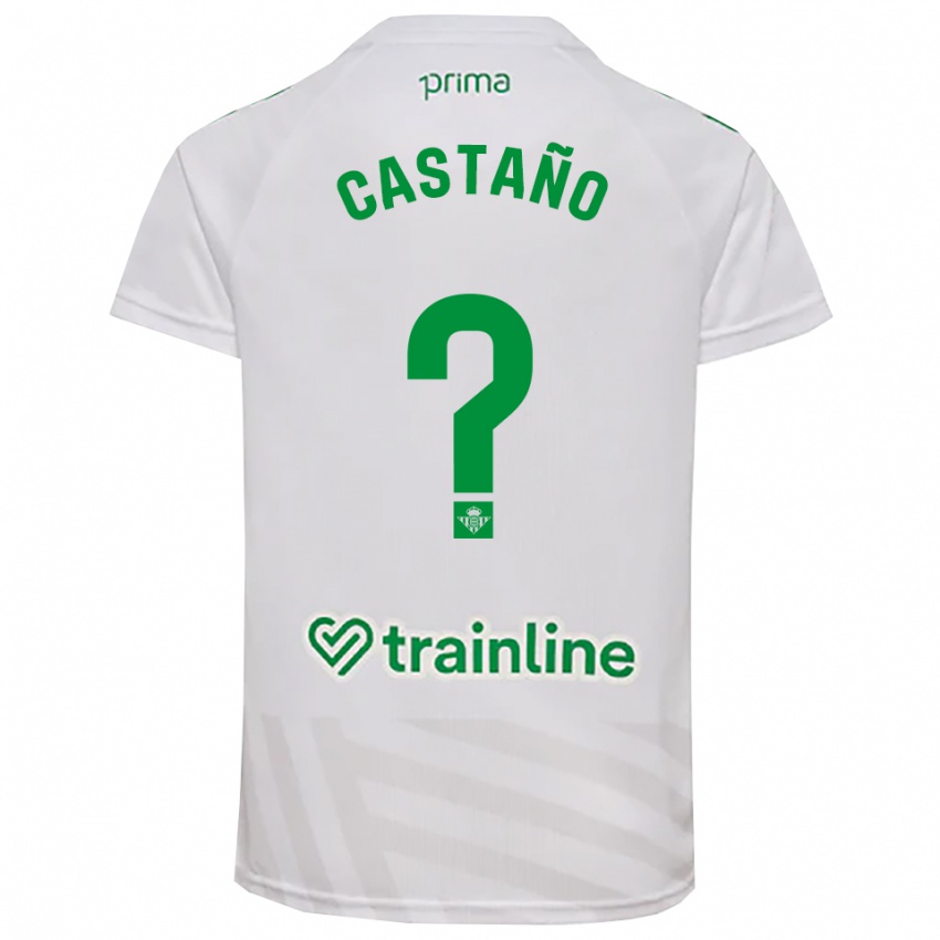 גברים Jesús Castaño #0 ירוק לבן חולצת שוער 2025/26 חולצה קצרה