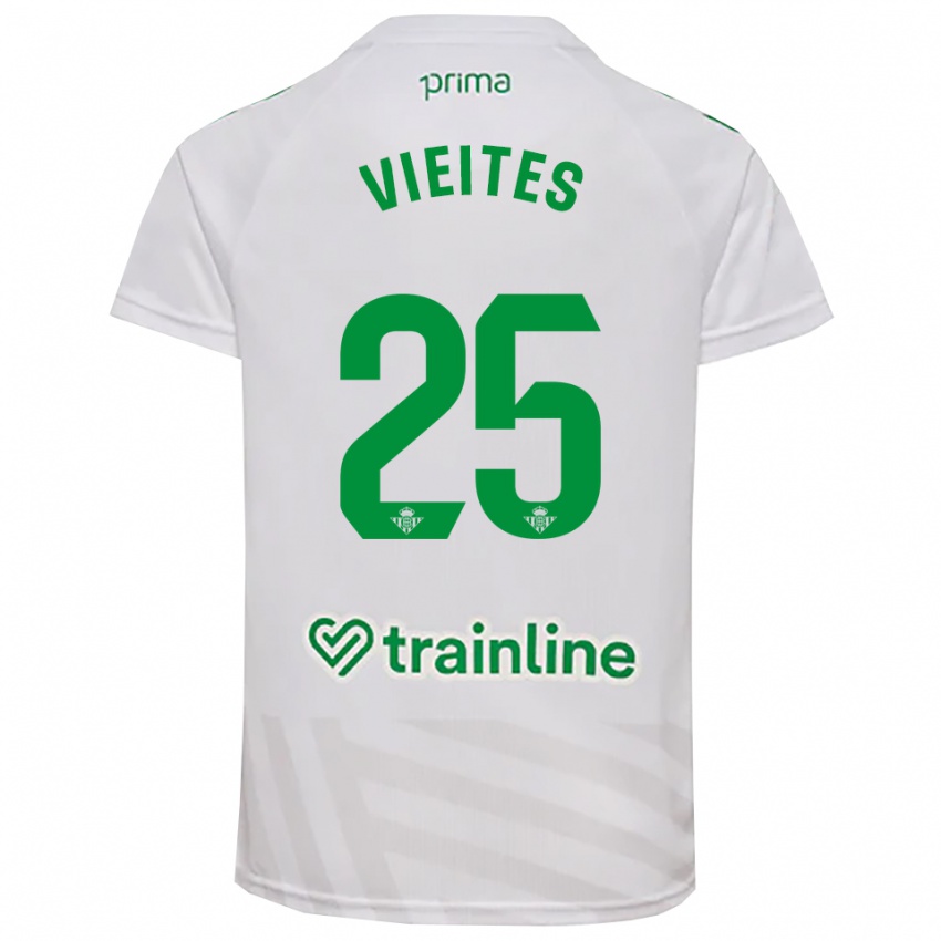 גברים פראן וייטס #25 ירוק לבן חולצת שוער 2025/26 חולצה קצרה