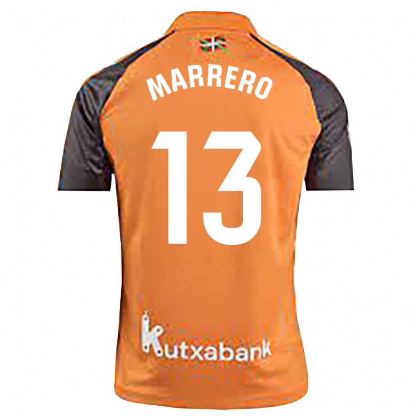 גברים אונאי מררו לרניאגה #13 שחור כתום חולצת שוער 2025/26 חולצה קצרה