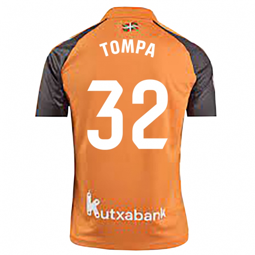 גברים אקוש סאבולץ׳ טומפה #32 שחור כתום חולצת שוער 2025/26 חולצה קצרה