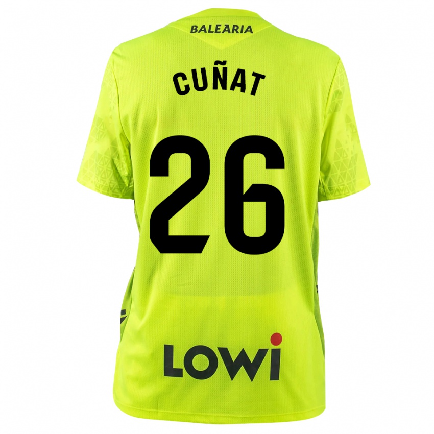 גברים פבלו קנאט #26 ירוק פלורסנט שחור חולצת שוער 2025/26 חולצה קצרה