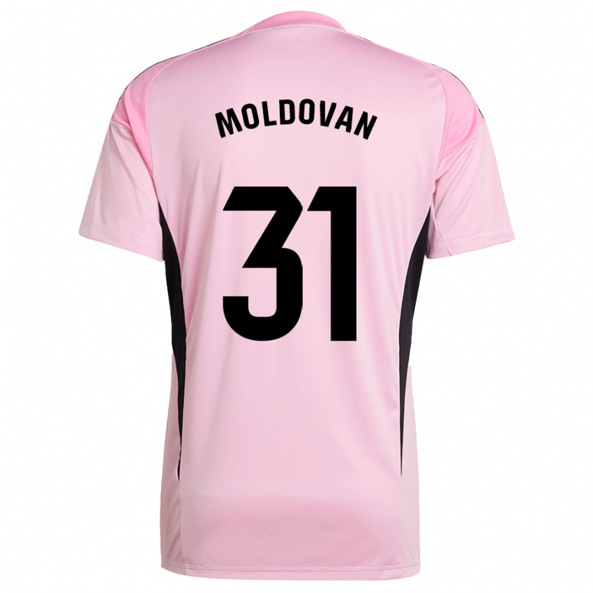 גברים הוראציו מולדובן #31 ורוד שחור חולצת שוער 2025/26 חולצה קצרה