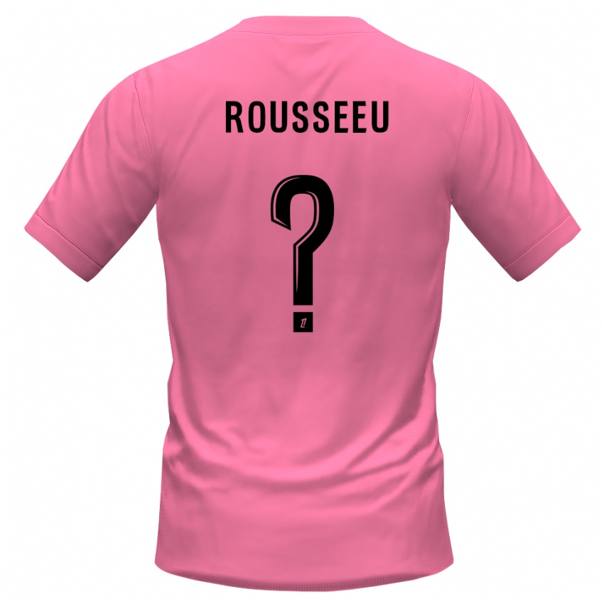 גברים ג'סטין רוסו #0 ורוד שחור חולצת שוער 2025/26 חולצה קצרה