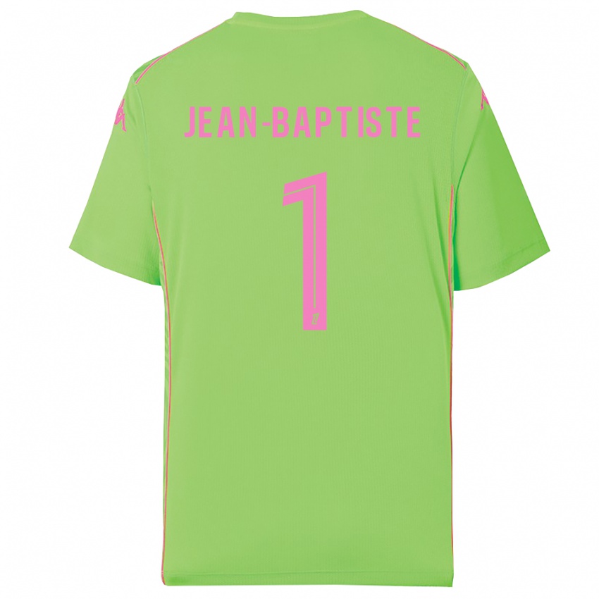 גברים Romain Jean-Baptiste #1 ירוק בהיר חולצת שוער 2025/26 חולצה קצרה