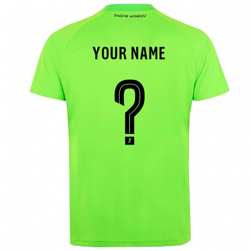 גברים מונקו ירוק שחור חולצת שוער 2025/26 חולצה קצרה