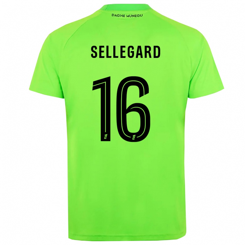 גברים Alexander Sellegard #16 ירוק שחור חולצת שוער 2025/26 חולצה קצרה