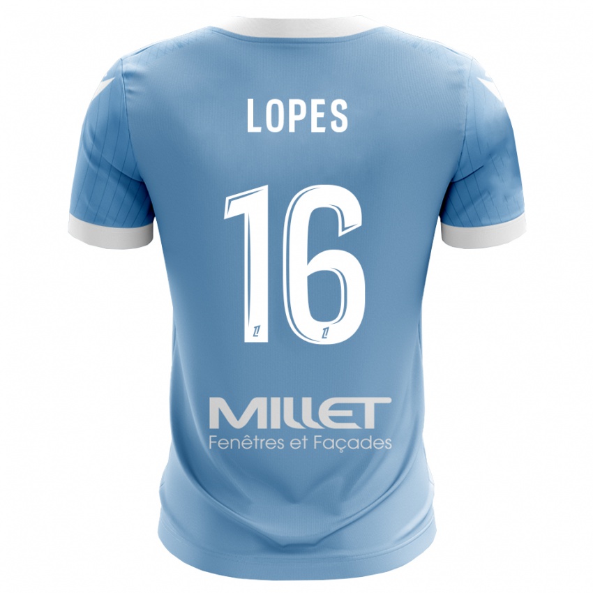 גברים אנתוני לופס #16 תכלת בהיר חולצת שוער 2025/26 חולצה קצרה