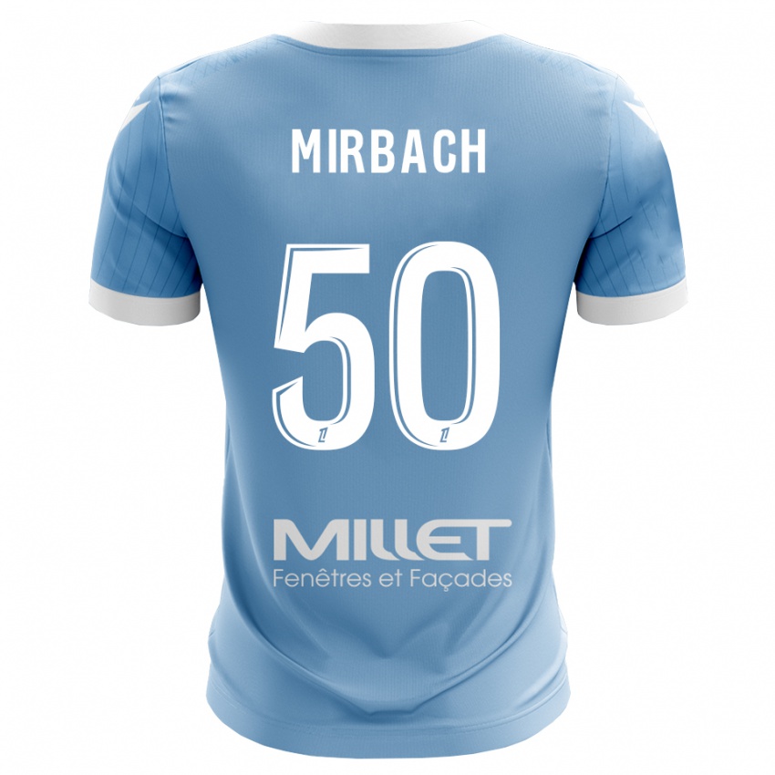 גברים אלקסיס מירבאך #50 תכלת בהיר חולצת שוער 2025/26 חולצה קצרה