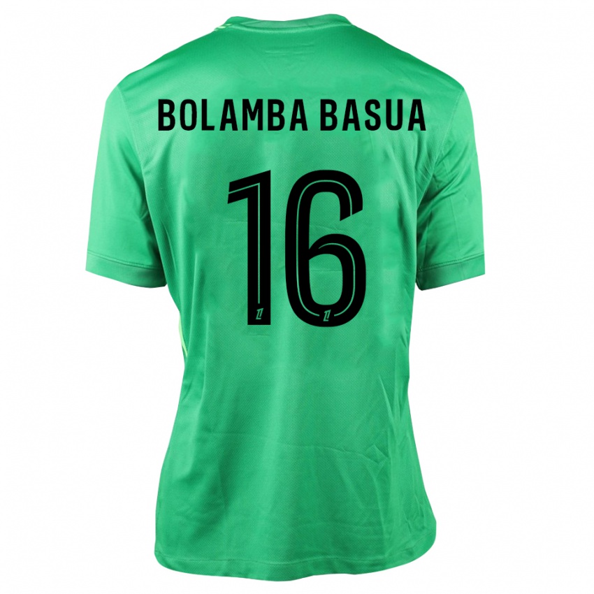 גברים Kévin Bolamba Basua #16 ירוק שחור חולצת שוער 2025/26 חולצה קצרה