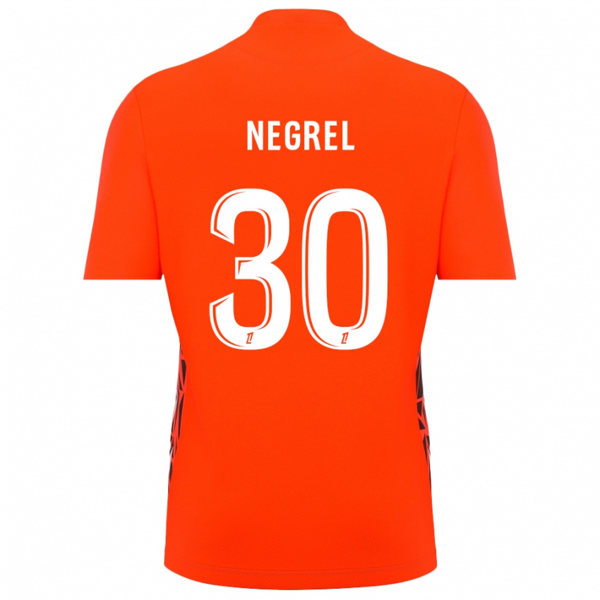 גברים טום נגרל #30 לבן כתום חולצת שוער 2025/26 חולצה קצרה