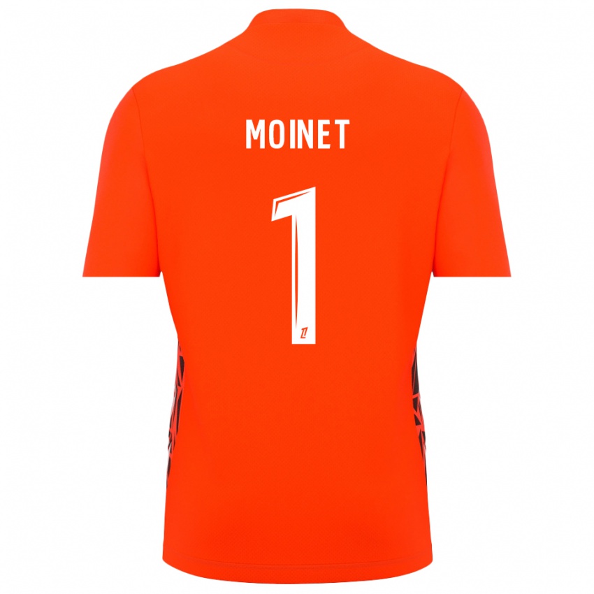 גברים Victor Moinet #1 לבן כתום חולצת שוער 2025/26 חולצה קצרה