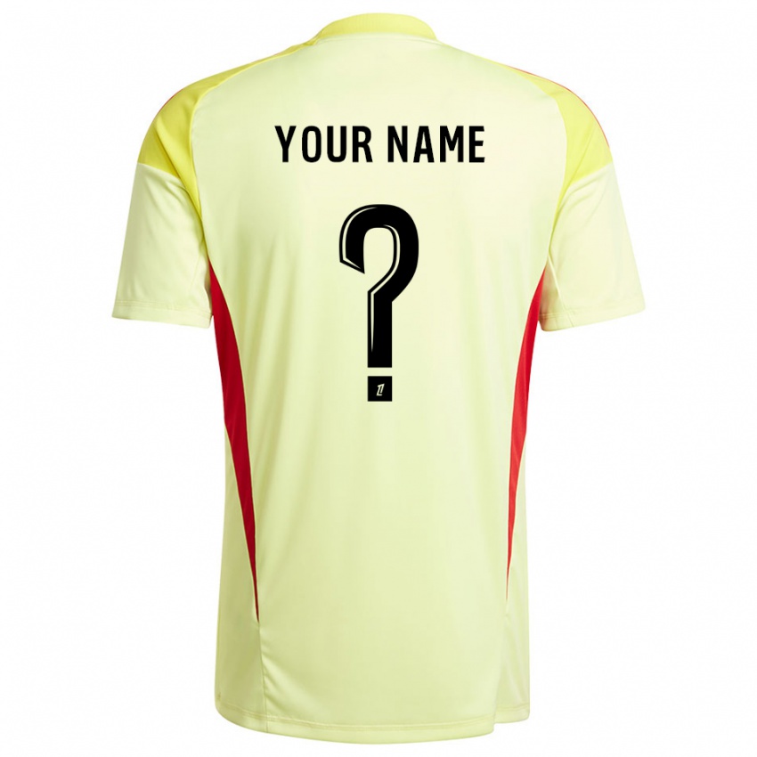 גברים פריז FC צהוב שחור בהיר חולצת שוער 2025/26 חולצה קצרה